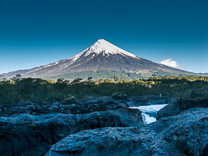 The volcano Osorno in southern Chile